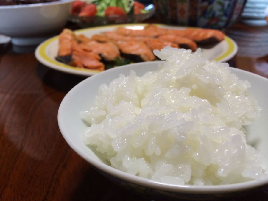 特別栽培米三和コシヒカリの新米ごはん